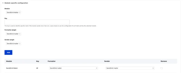 Set SendGrid as Drupal's Default Mail System