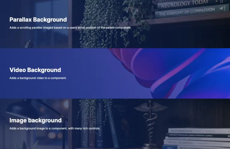 Convivial for Gov background components