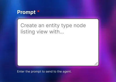 Drupal AI views agent