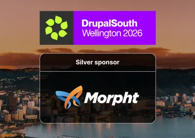 Morpht is sponsoring and presenting at DrupalSouth Wellington 2026