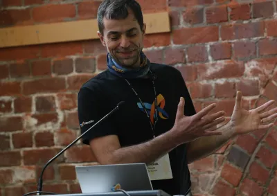 Marji presenting at DrupalSouth Wellington 2026