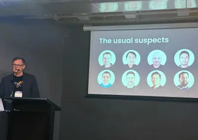 Murray presenting at DrupalSouth Wellington 2026