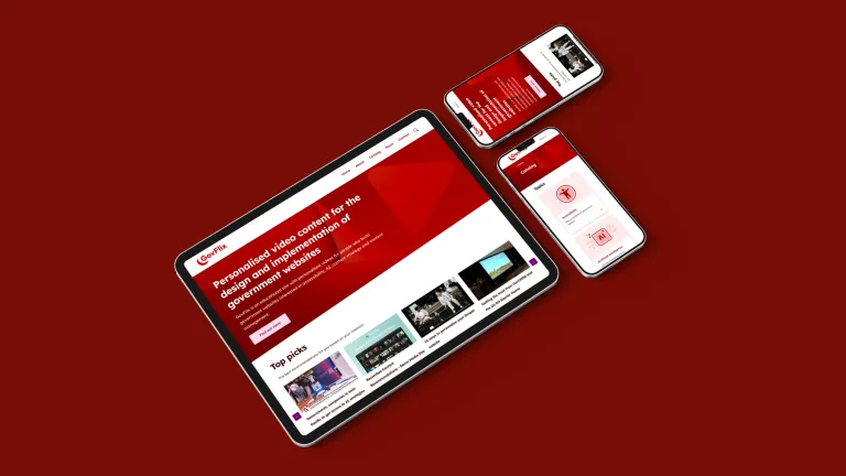 GovFlix on hand held devices