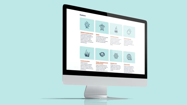 RKS Topics page on an iMac