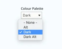 Convivial colour palette field