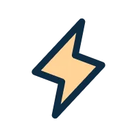 Lightning bolt icon