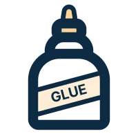 Bottle of glue icon