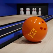Bowling with bumper rails up