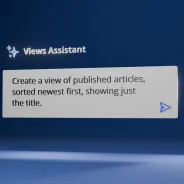 Example of using Drupal AI Views Agent with a simple prompt